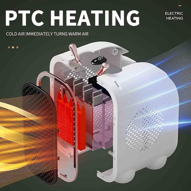 Portable Electric Heater, 800 Watt