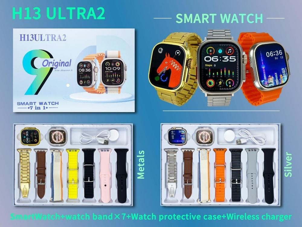 10 In 1 H13 Ultra2 Smart Watch