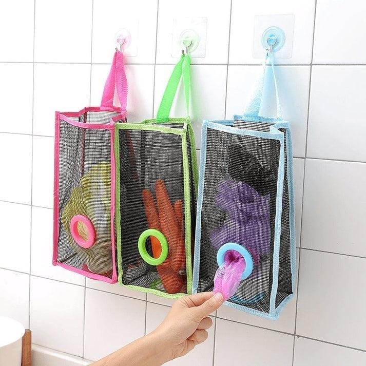 Multi-Purpose Shopper Dispenser Holder Organizer Bag